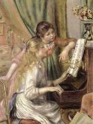 Pierre-Auguste Renoir young girls at the piano oil painting